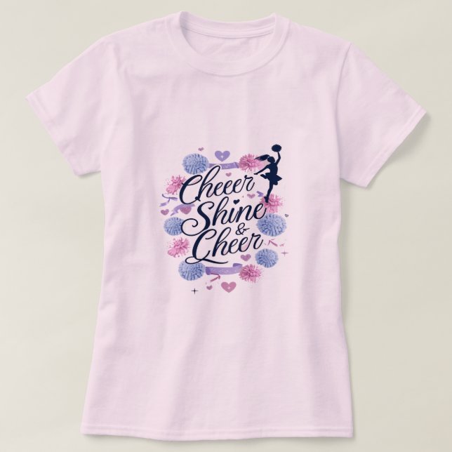 Camiseta Rainha Chee - Bonita e Confiante (Frente do Design)
