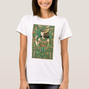 Camiseta Rainha Cleópatra do Egito - Art Nouveau Style T-Sh