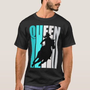 Camiseta Rainha Cowgirl Rodeio Mulheres Meninas Sulistas Oc