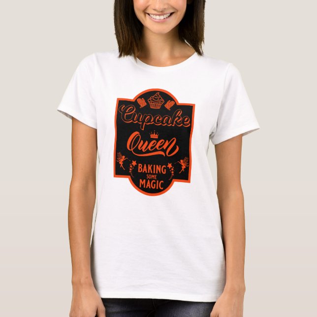 Camiseta Rainha cupcake (Frente)