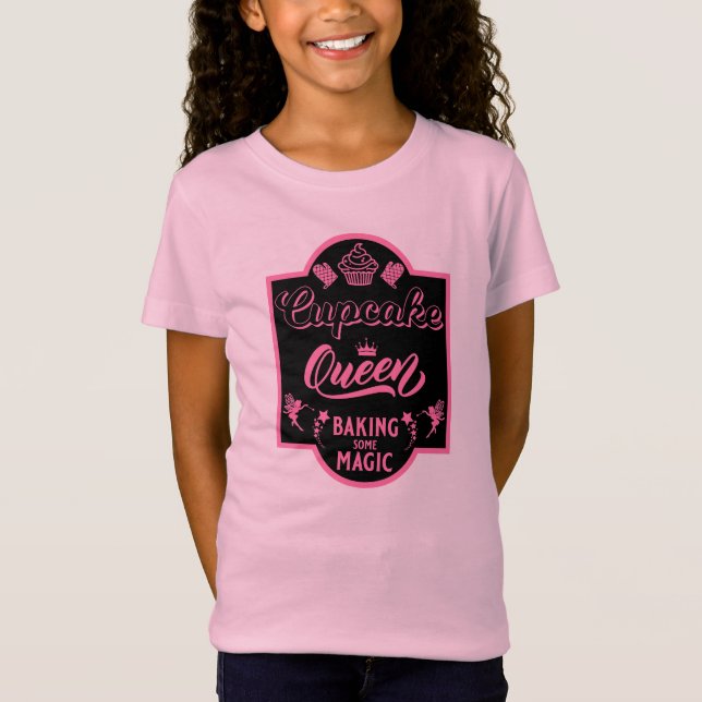 Camiseta Rainha cupcake (Frente)