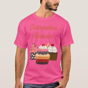 Camiseta Rainha cupcake, doce Gráfico de Baking, Fada de Ba