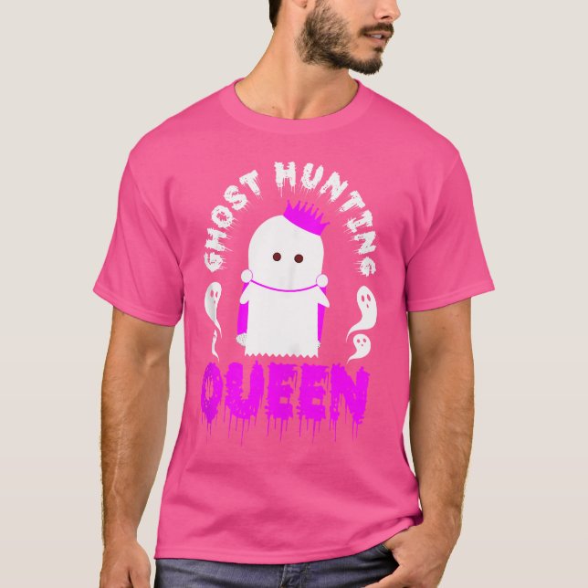 Camiseta Rainha da Caça a Fantasmas (Frente)