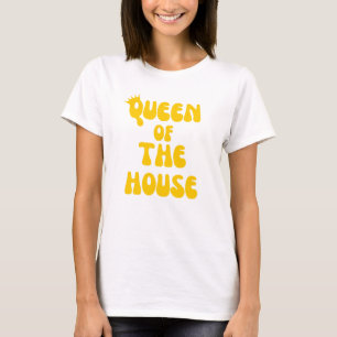 Camiseta Rainha da Casa - Regras da Mãe