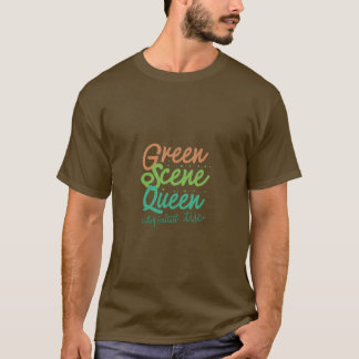 Camiseta Rainha da cena verde
