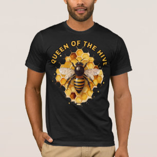 Camiseta Rainha Da Colmeia Gráfico De Abelha Mel