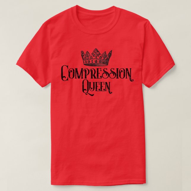 Camiseta Rainha da Compressão (Frente do Design)
