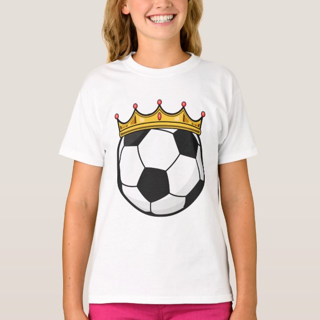 Camiseta Rainha da Coroa de Futebol (Frente)