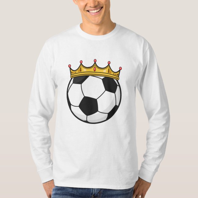 Camiseta Rainha da Coroa de Futebol (Frente)