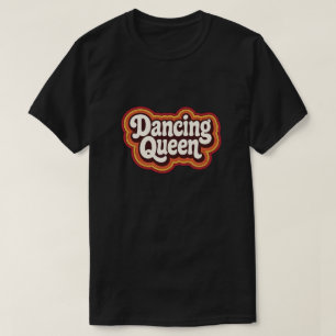 Camiseta Rainha da Dança Retro Vibração Disco 70 Groovy Des
