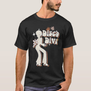 Camiseta Rainha da Dança Vintage Disco Diva Anos 70 80 Fest