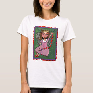Camiseta Rainha da fada dos corações - t-shirt das senhoras