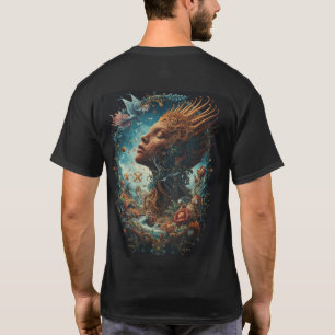 Camiseta Rainha da Floresta Encantada Arte de Fantasia Surr