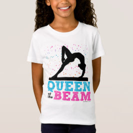 Camiseta Rainha da ginástica do feixe Golly por meninas