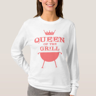 Camiseta Rainha da grade, cor-de-rosa