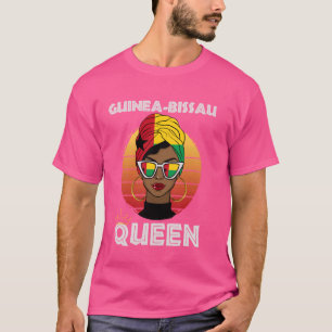 Camiseta Rainha da Guiné-Bissau Rainha Africana Guiné-Bissa