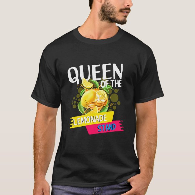 Camiseta Rainha da Limonada CEO de Stand de Limonada (Frente)