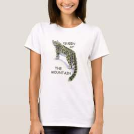 Camiseta Rainha da Montanha - Leopardo da Neve