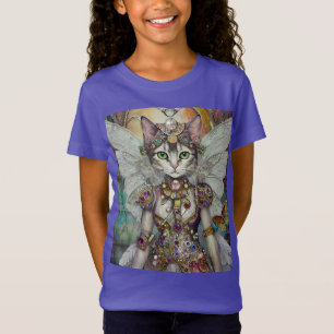 Camiseta Rainha da Neve Gata da Brigada da Asa da Borboleta
