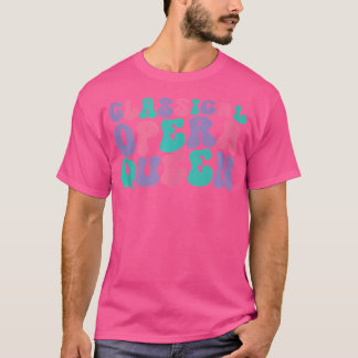Camiseta Rainha da Ópera Clássica Wo Wavy Groovy
