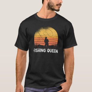 Camiseta Rainha da Pesca Dia das Mães Pescaria Rainha da P