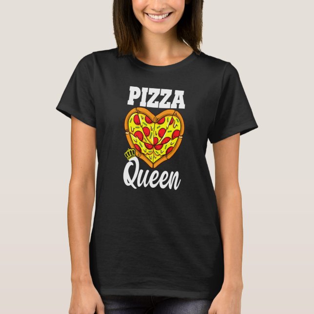 Camiseta Rainha da Pizza Chef de Pizza (Frente)