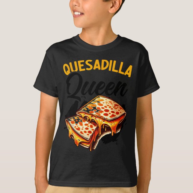 Camiseta Rainha da quesadilla comida mexicana cinco de maio (Frente)