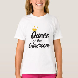 Camiseta Rainha Da Sala De Aula Legal De Volta À Cotação Da