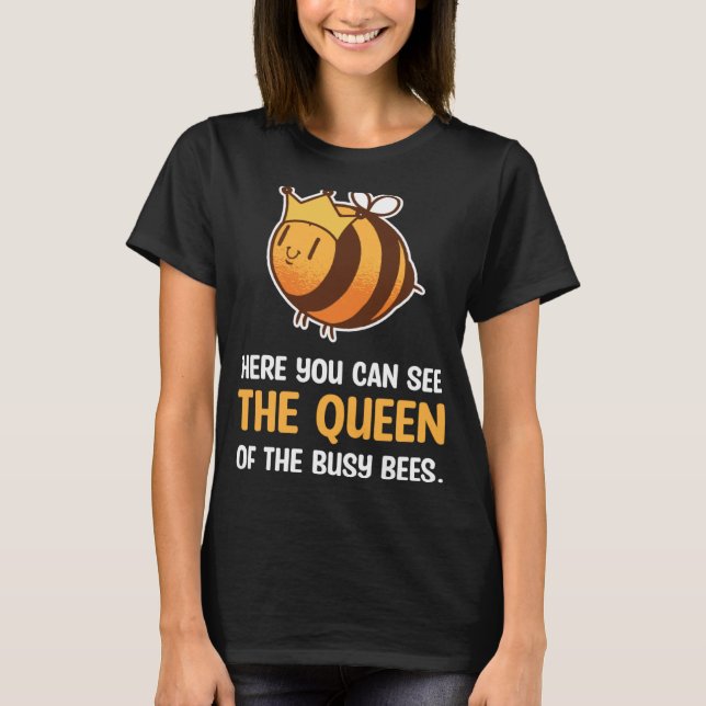 Camiseta Rainha Das Abelhas Ocupadas (Frente)