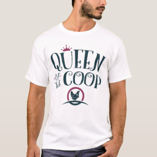 Camiseta Rainha das Mulheres Agricultoras de Frango de Coop