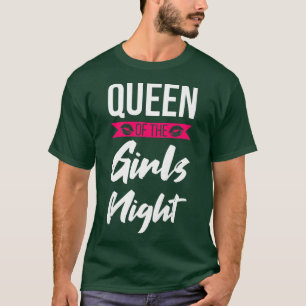 Camiseta Rainha das mulheres da festa das meninas noiva sen