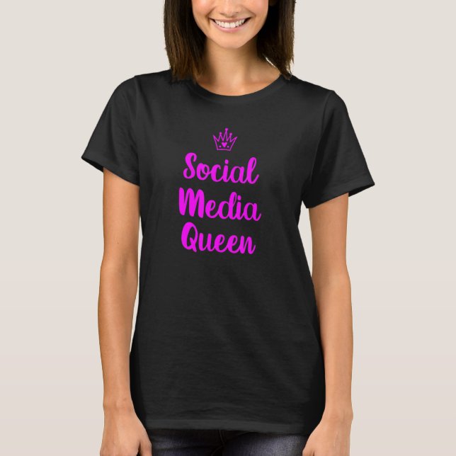 Camiseta Rainha das Redes Sociais (Frente)