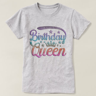 Camiseta Rainha de aniversário