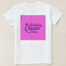 Camiseta Rainha de Aniversário