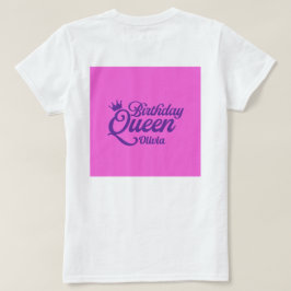 Camiseta Rainha de Aniversário