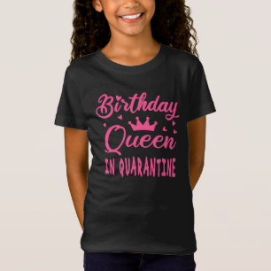 Camiseta Rainha de aniversário em quarentena