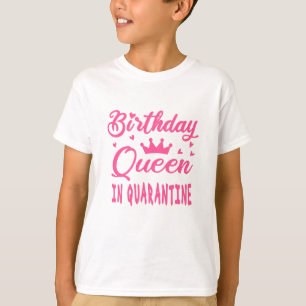 Camiseta Rainha de aniversário em quarentena