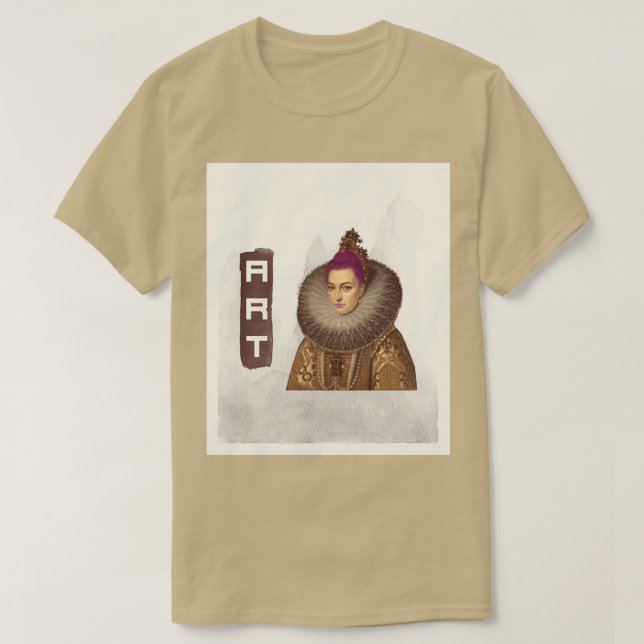 Camiseta Rainha de Arte (Frente do Design)