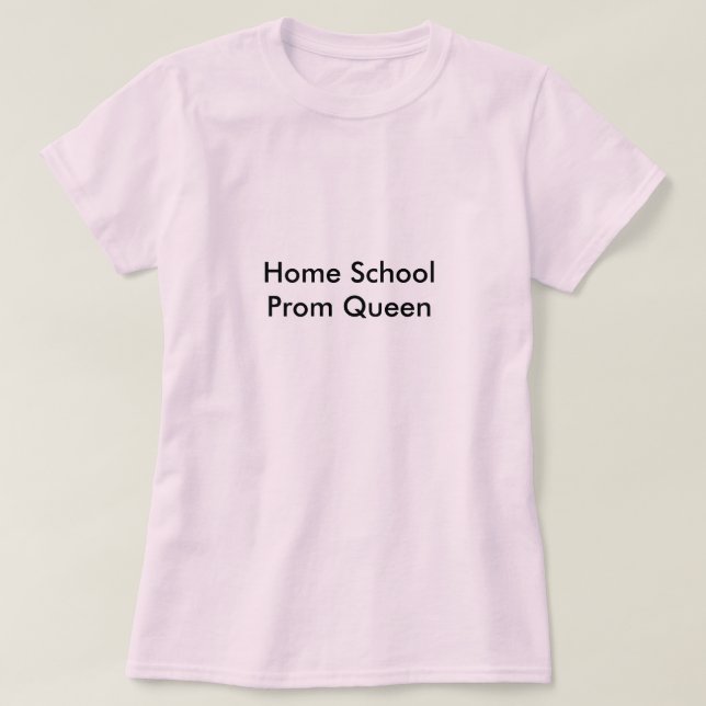Camiseta Rainha de baile de formatura Home da escola (Frente do Design)
