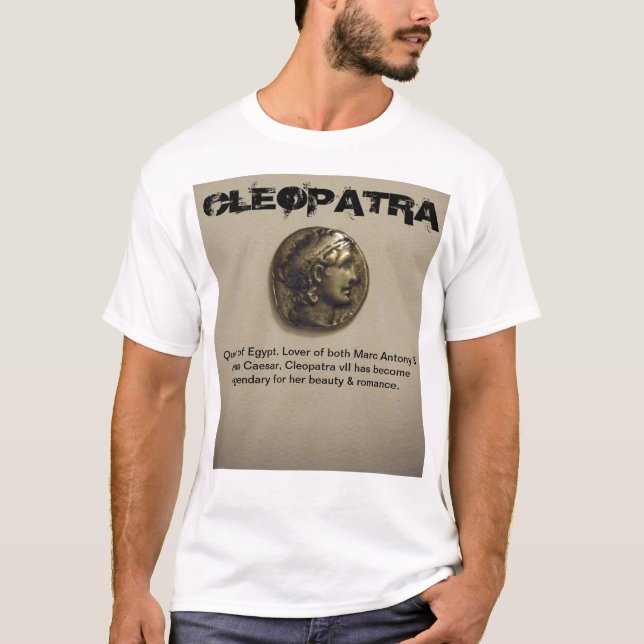 Camiseta Rainha de Cleopatra do t-shirt de Egipto (Frente)