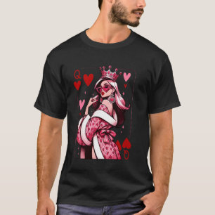 Camiseta Rainha de Copas Baralho de Cartas Rainha