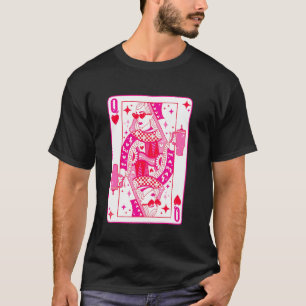 Camiseta Rainha de Copas Carta de Baralho Dia dos Namorados