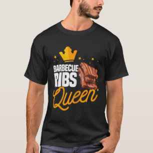 Camiseta Rainha de Costela de Churrasco Divertida Tempero d