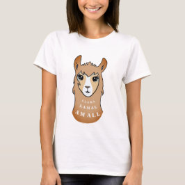 Camiseta Rainha de Lhama Fofa