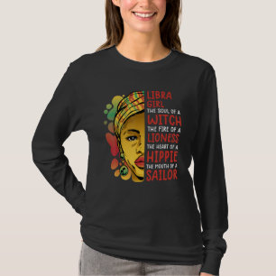 Camiseta Rainha de Libra Para Mulheres Astrologia Zodíaco M
