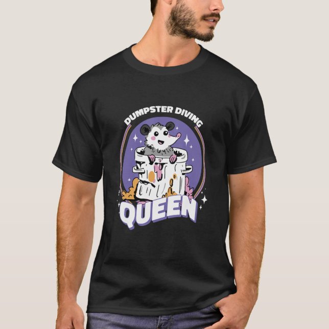 Camiseta Rainha de Mergulho Dumpster (Frente)