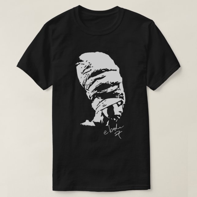 Camiseta Rainha de Neo Soul Erykah art Gift para homens par (Frente do Design)