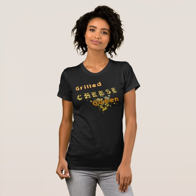 Camiseta Rainha de Queijo grelhado (Frente Completa)