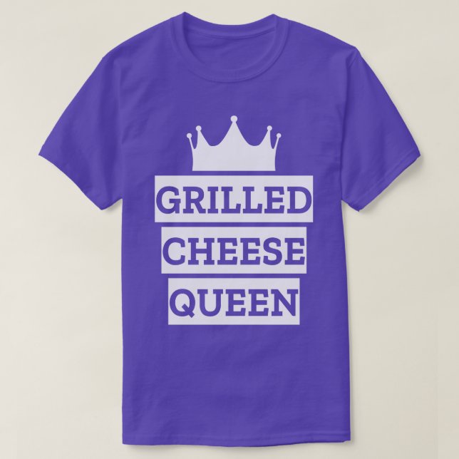 Camiseta Rainha de Queijo grelhado (Frente do Design)