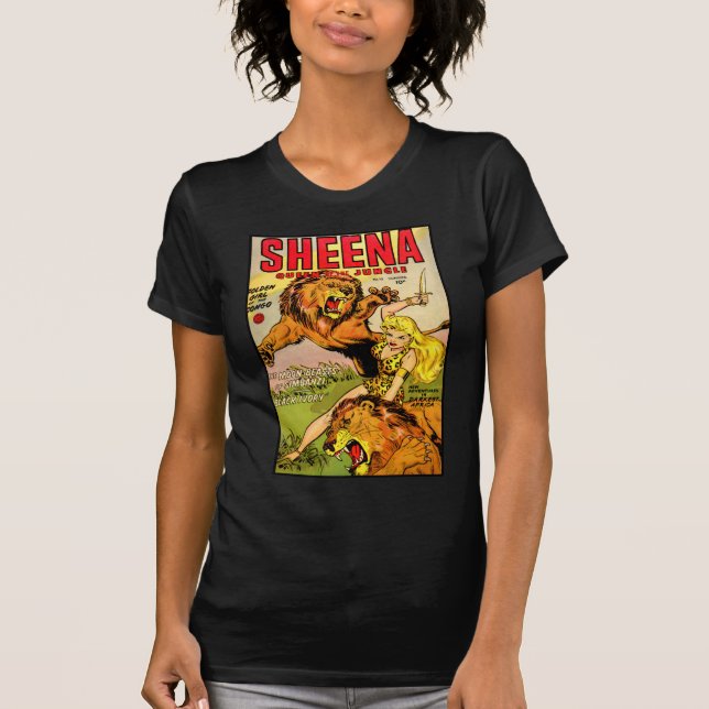 Camiseta Rainha de Sheena da selva (Frente)